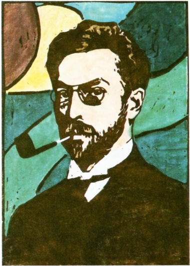 Autorretrato, W. Kandinsky